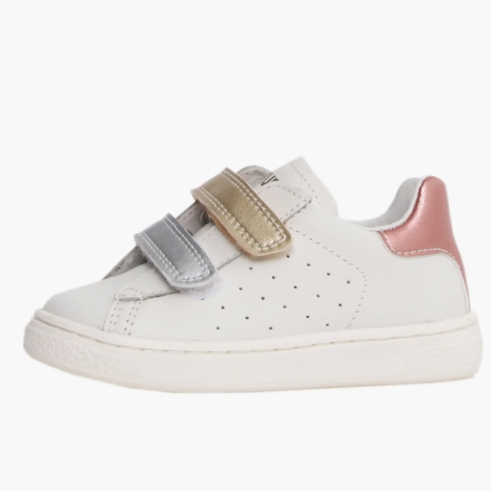 NWT NATURINO HASSELT Sneaker in White-Silver-Platinum - Picture 1 of 15